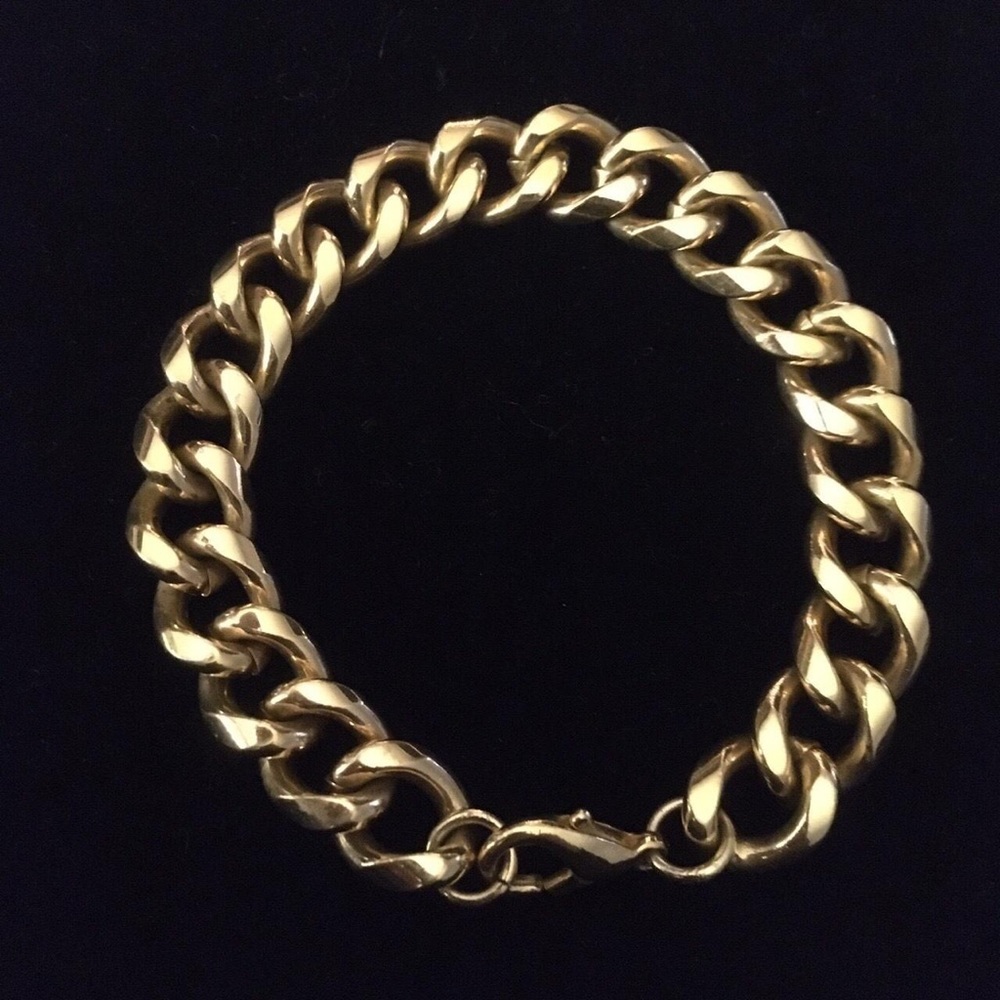 Goldtone Chain Link Bracelet